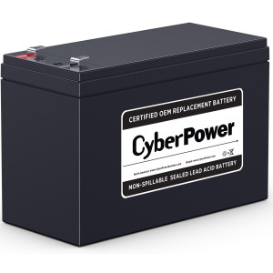 CyberPower RB1290 UPS Replacement Battery with 1x 12V/9AH battery, pre-assembled cartridge
